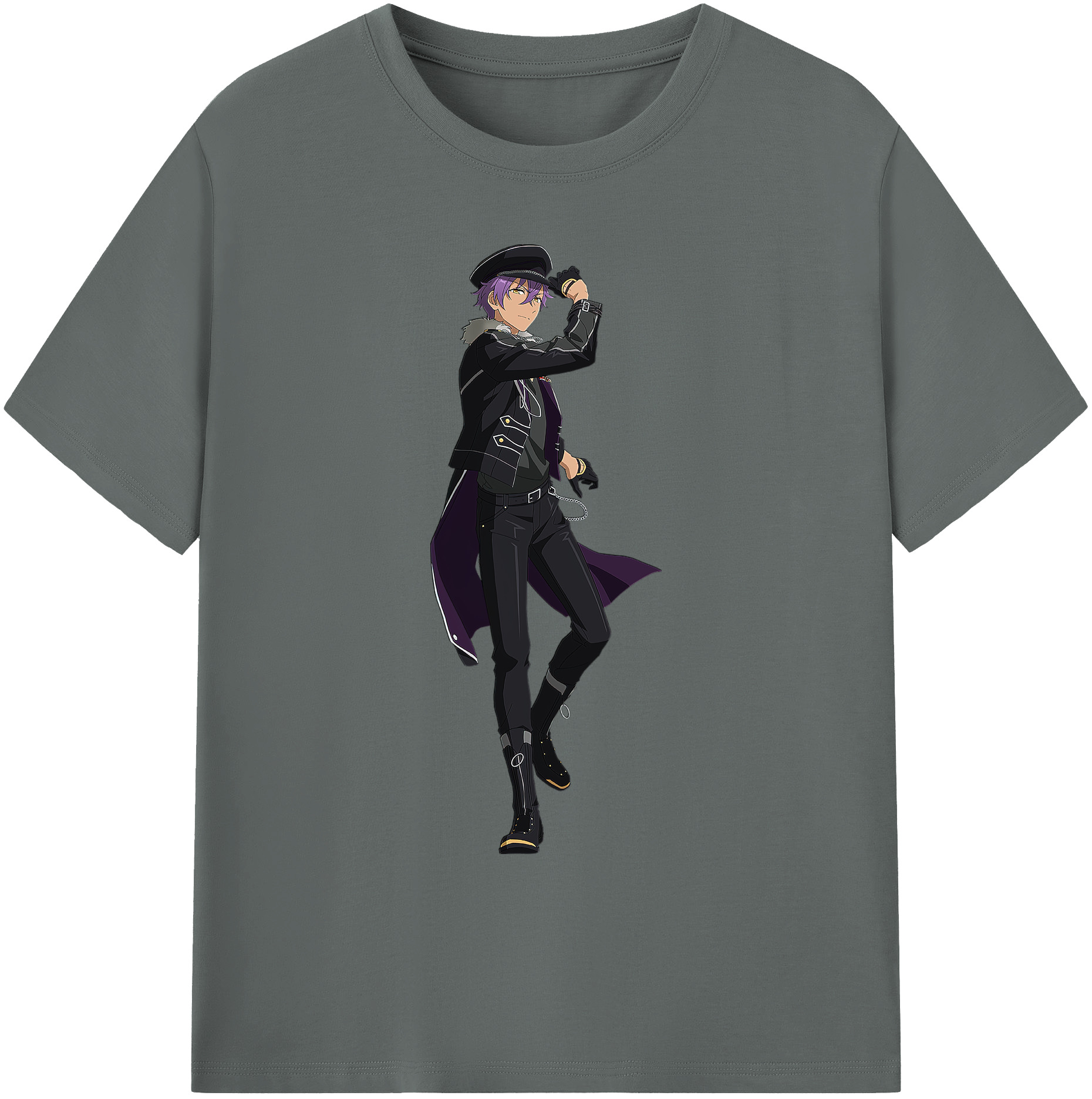 （画像用） あんさんぶるスターズ! Ensemble Stars 綿100％ メンズ半袖Tシャツ｜肌触りやわらか＆通気性
